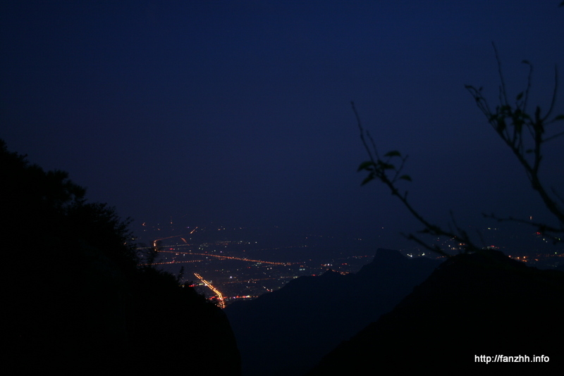 俯瞰城市夜景